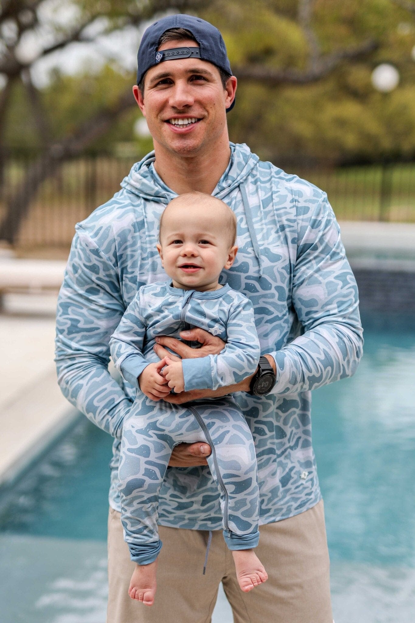 Burlebo Seaside Camo Boys Onesie