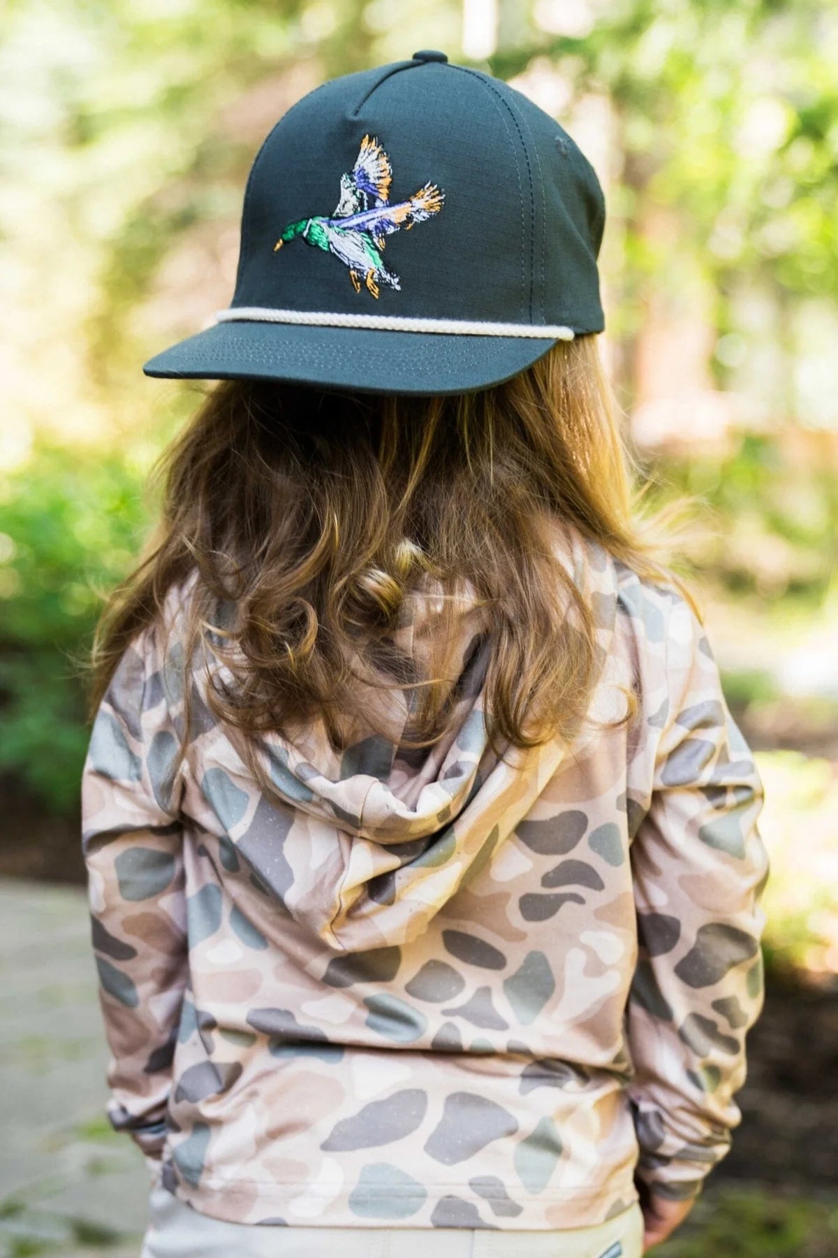 Burlebo Pintail Camo Performance Boys Hoodie Shirt