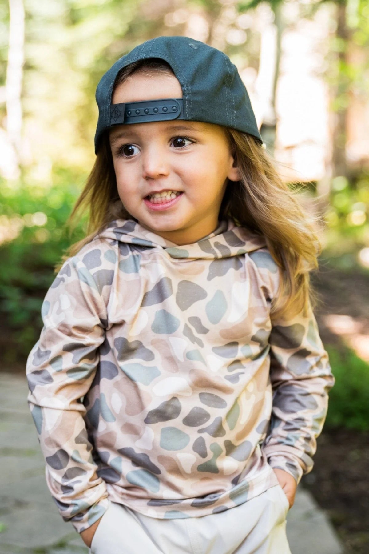 Burlebo Pintail Camo Performance Boys Hoodie Shirt