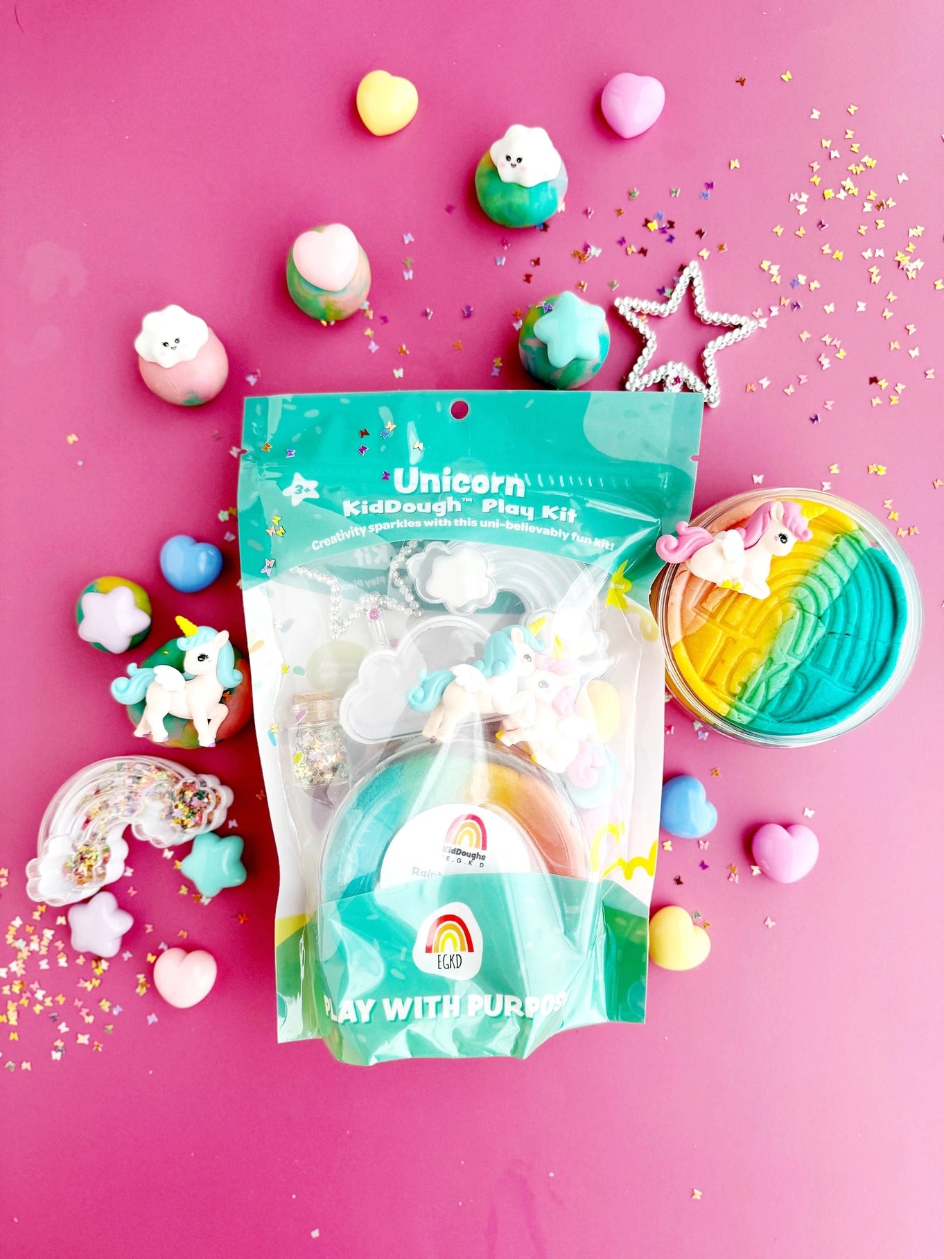 Unicorn Dough Play Kit