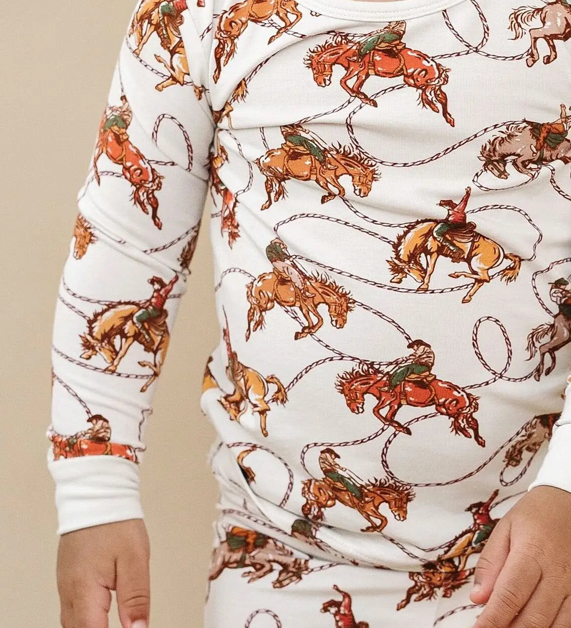 Rodeo Club Boys Bamboo Two Piece Pajama Set