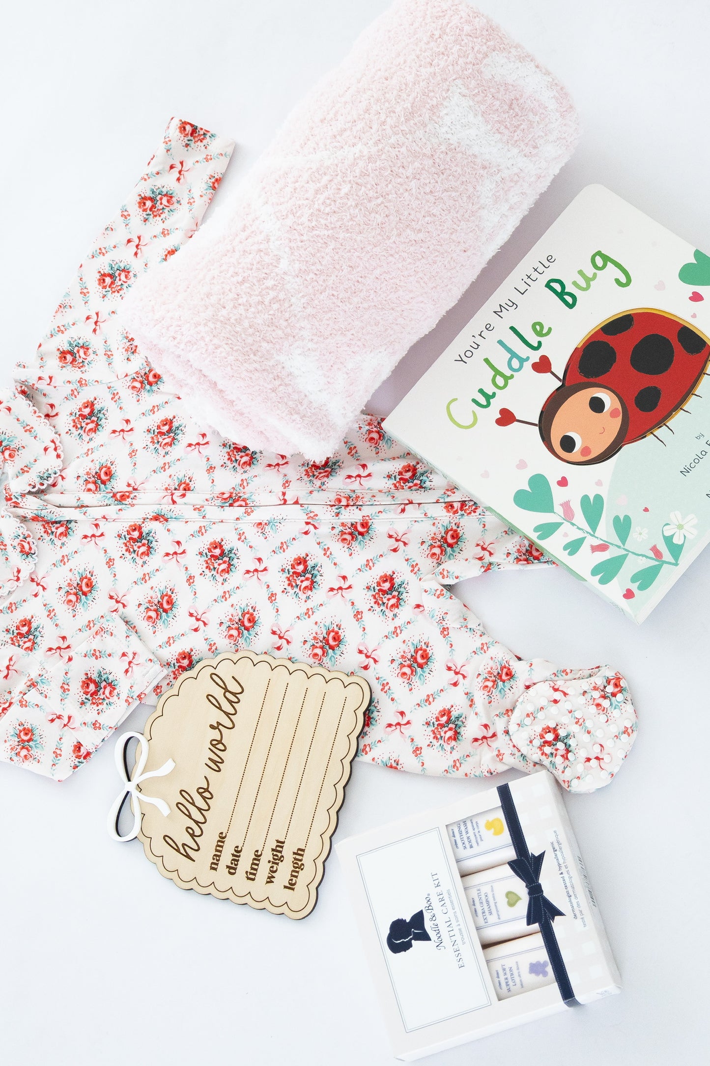 Cuddle Bug Girl Newborn Gift Box