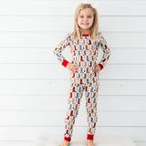 Poppy Kids Girls Boots And Blooms Two Piece Set