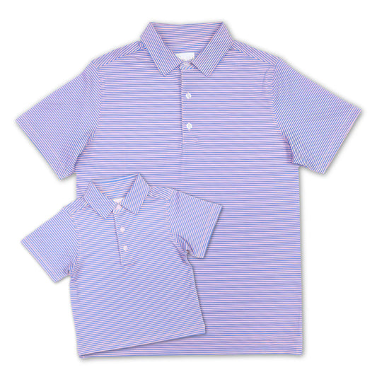 Summer Duck Mens Daddy & Me Horseshoe Performance Polo Shirt