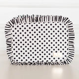 Hollis Polka Stripe Ruffled Nylon Xl Pouch