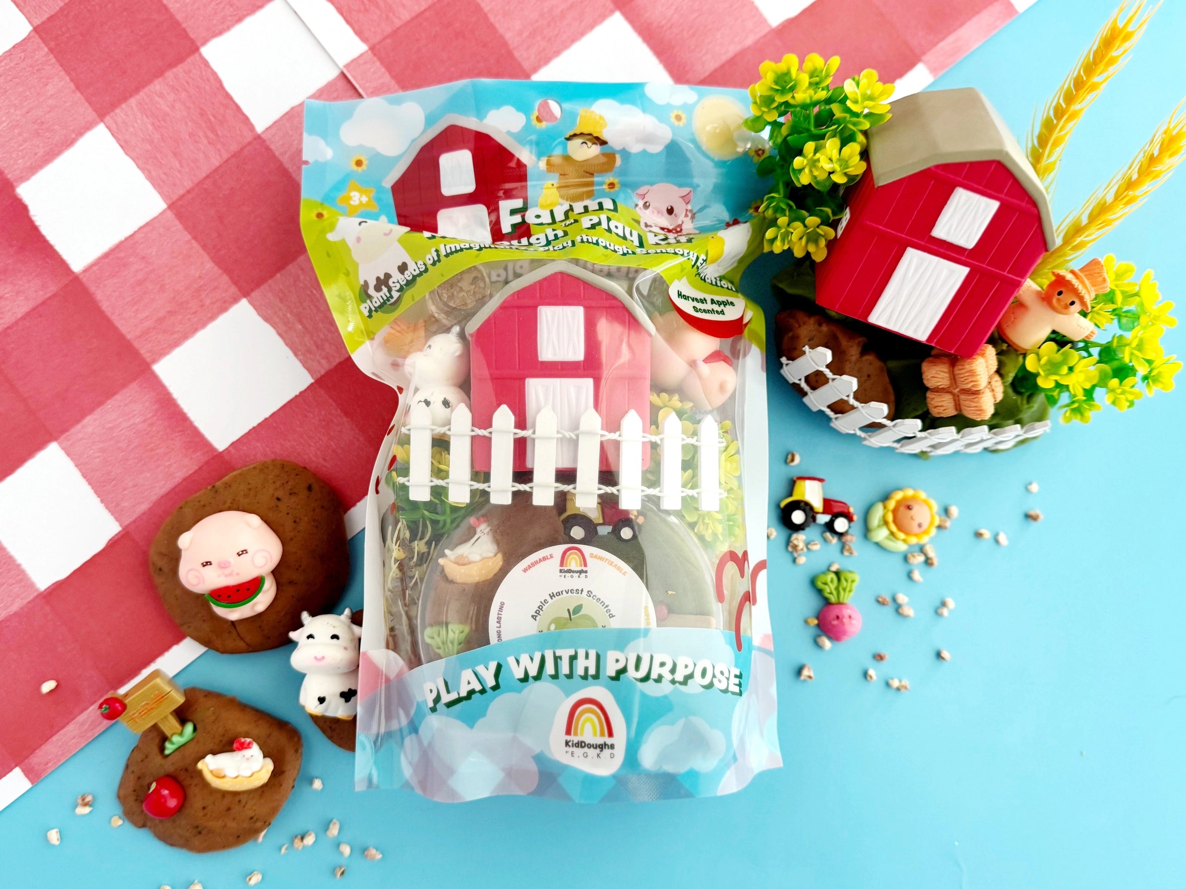 Farm Dough Play Kit