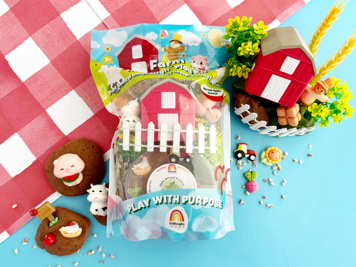 Farm Dough Play Kit