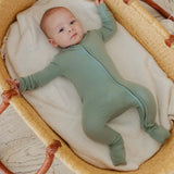 Copper Pearl Brair Zipper Onesie