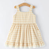 Rylee Faith Girls Plaid Dress
