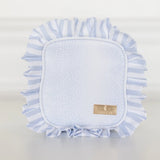 Hollis Blue Fawn Ruffled Nylon Tech Organizer