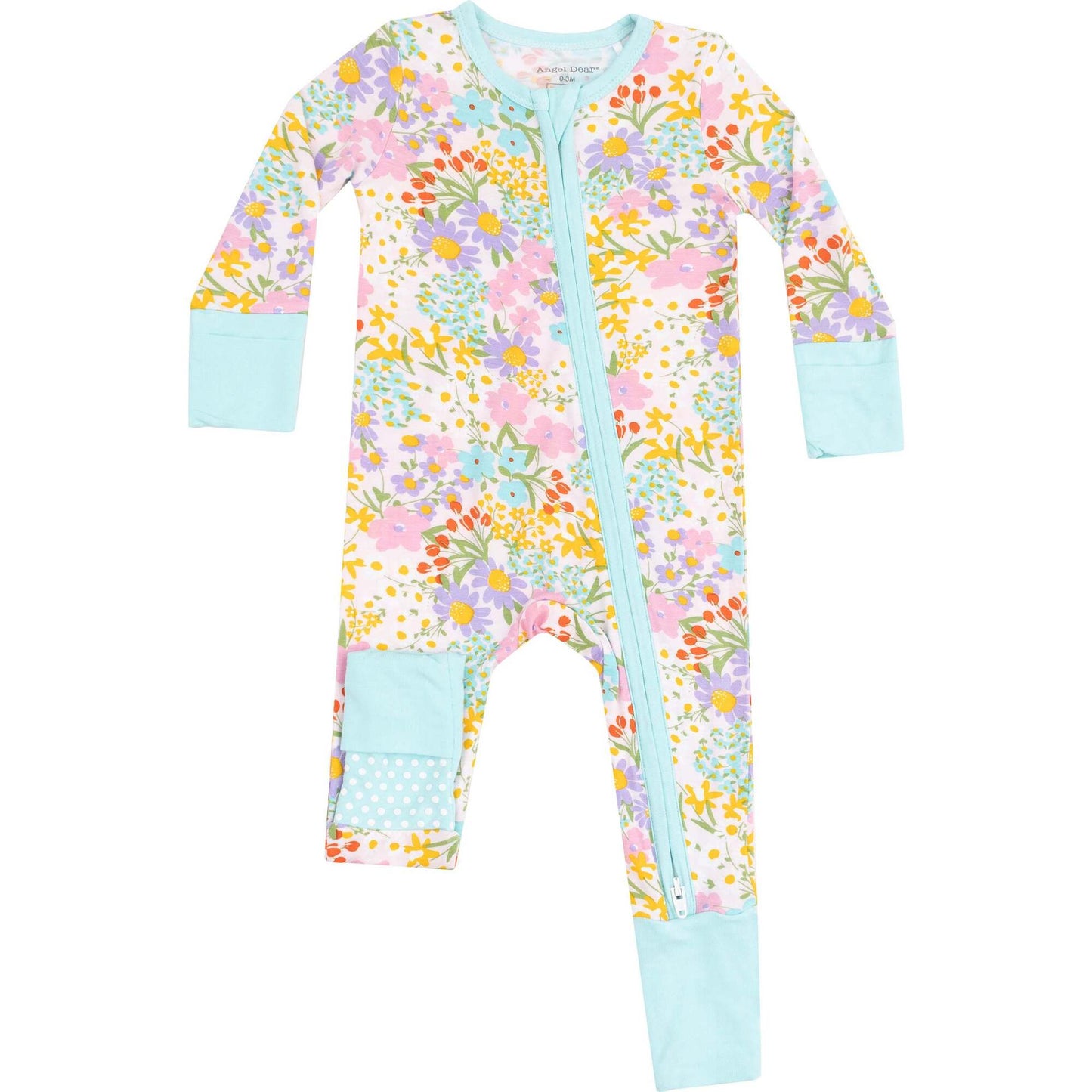 Angel Dear Girls Amelia Floral Bamboo Onesie