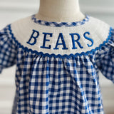 La Vernia Bears Smocked Girls Dress