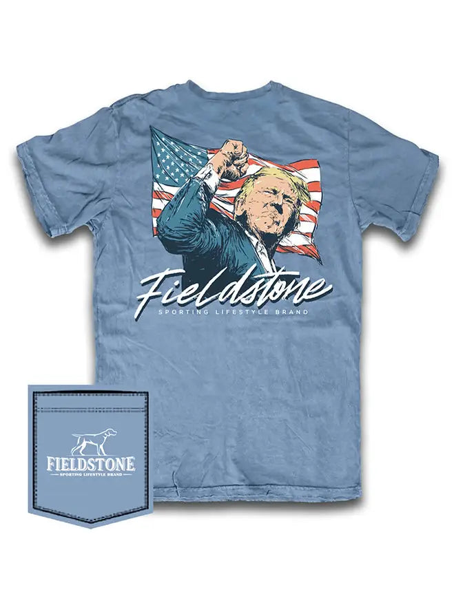 Fieldstone Boys T Shirt Trump Rally Tee MAGA