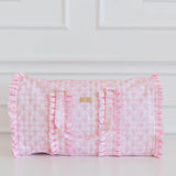 Hollis Ruffled Nylon Weekender Pink Floral