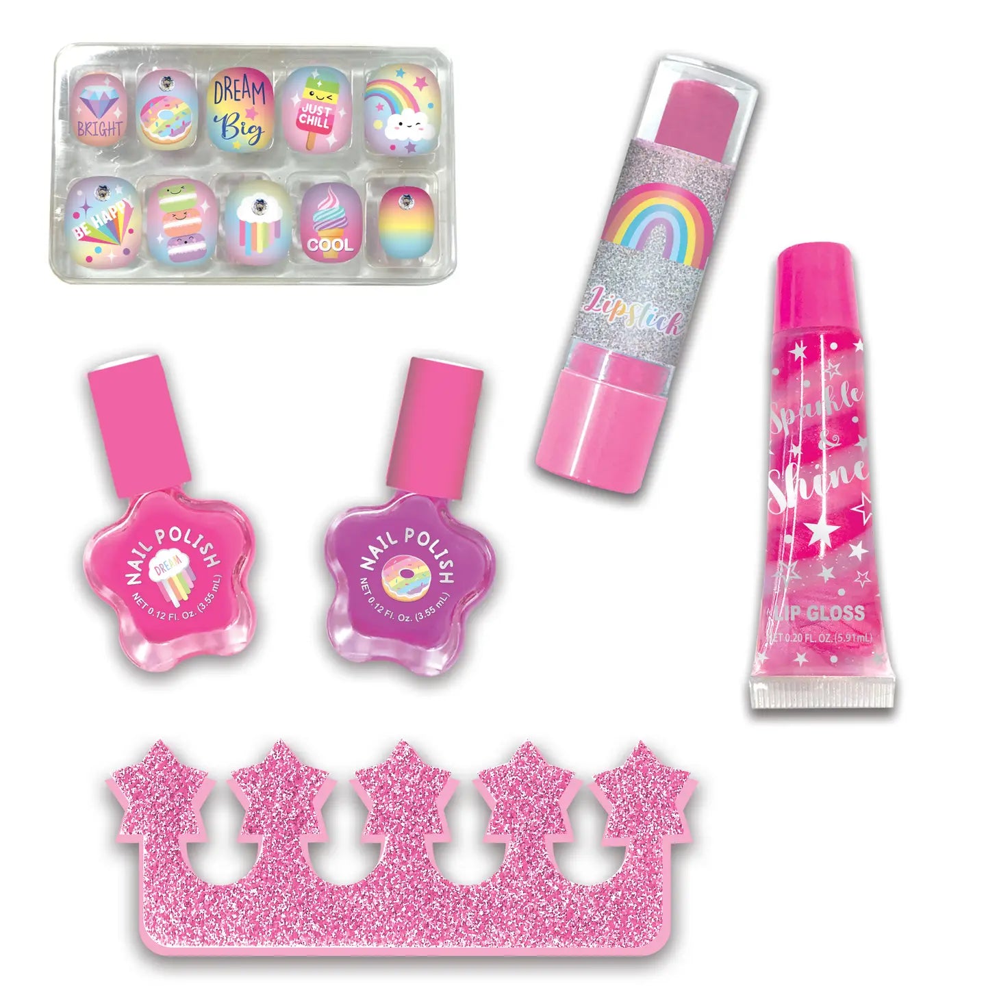 Glitz Beauty Girls Rainbow Nail & Lip Kit Toy