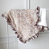 Lovely Leopard Neutral Luxe Baby Blanket