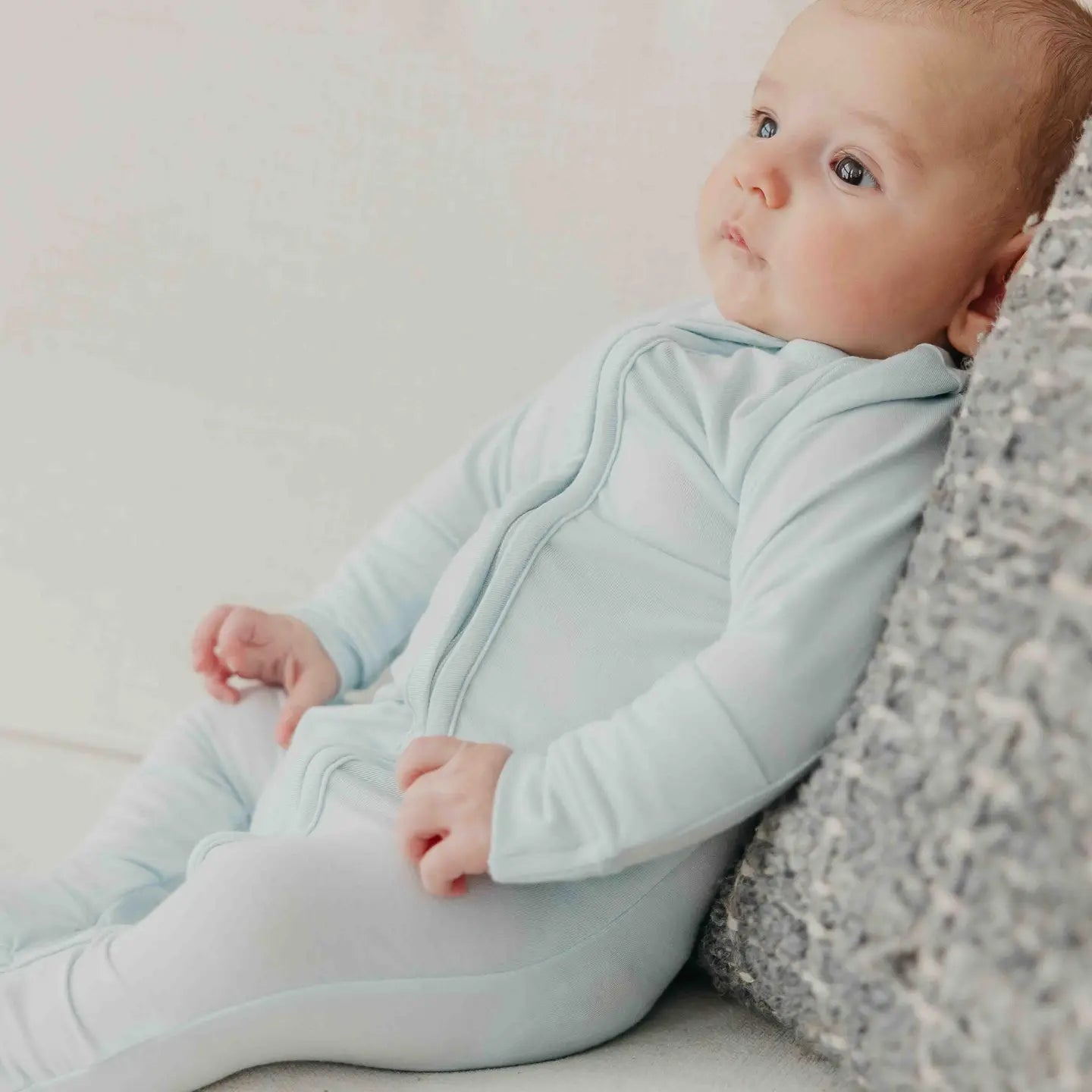 Copper Pearl Air Zipper Onesie