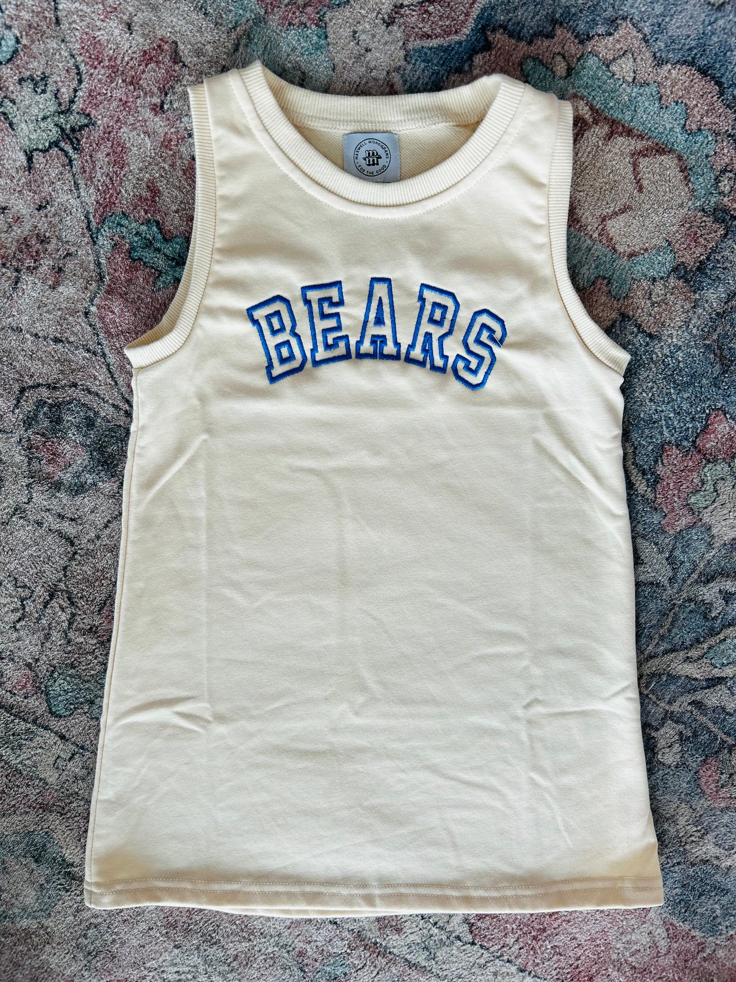 La Vernia Bears Blue Cream Gameday Girls Dress