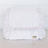 Hollis Nude Plaid Ruffled Nylon Diaper Bag
