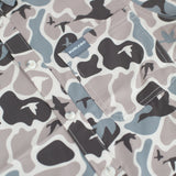 Burlebo Mens Mallard Mayhem Camo Performance Button Up