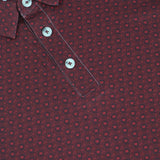 Burlebo Mens Maroon Performance Polo
