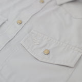 Burlebo Mens Light Grey Performance Western Shirt