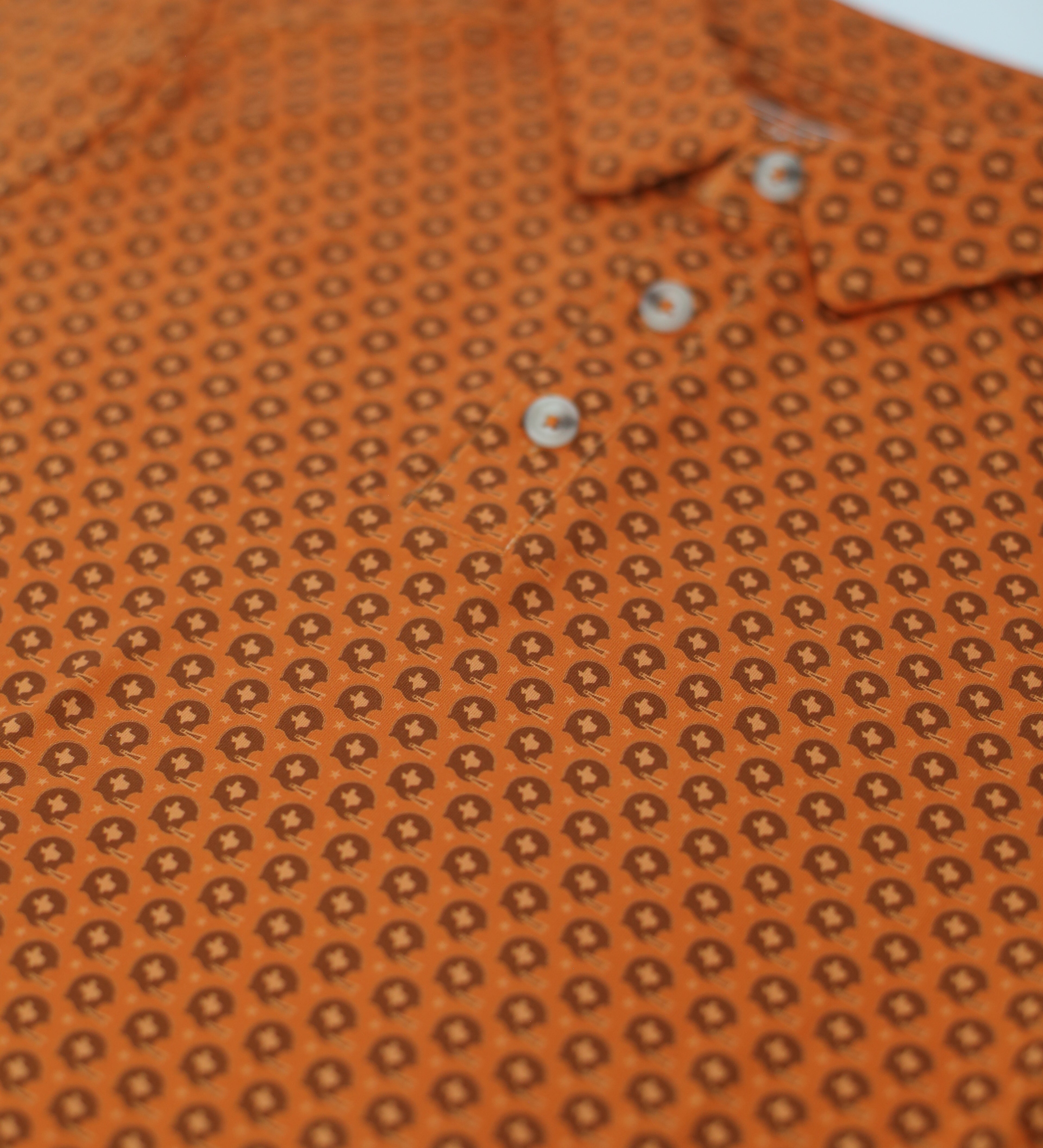 Burlebo Mens Orange Performance Polo
