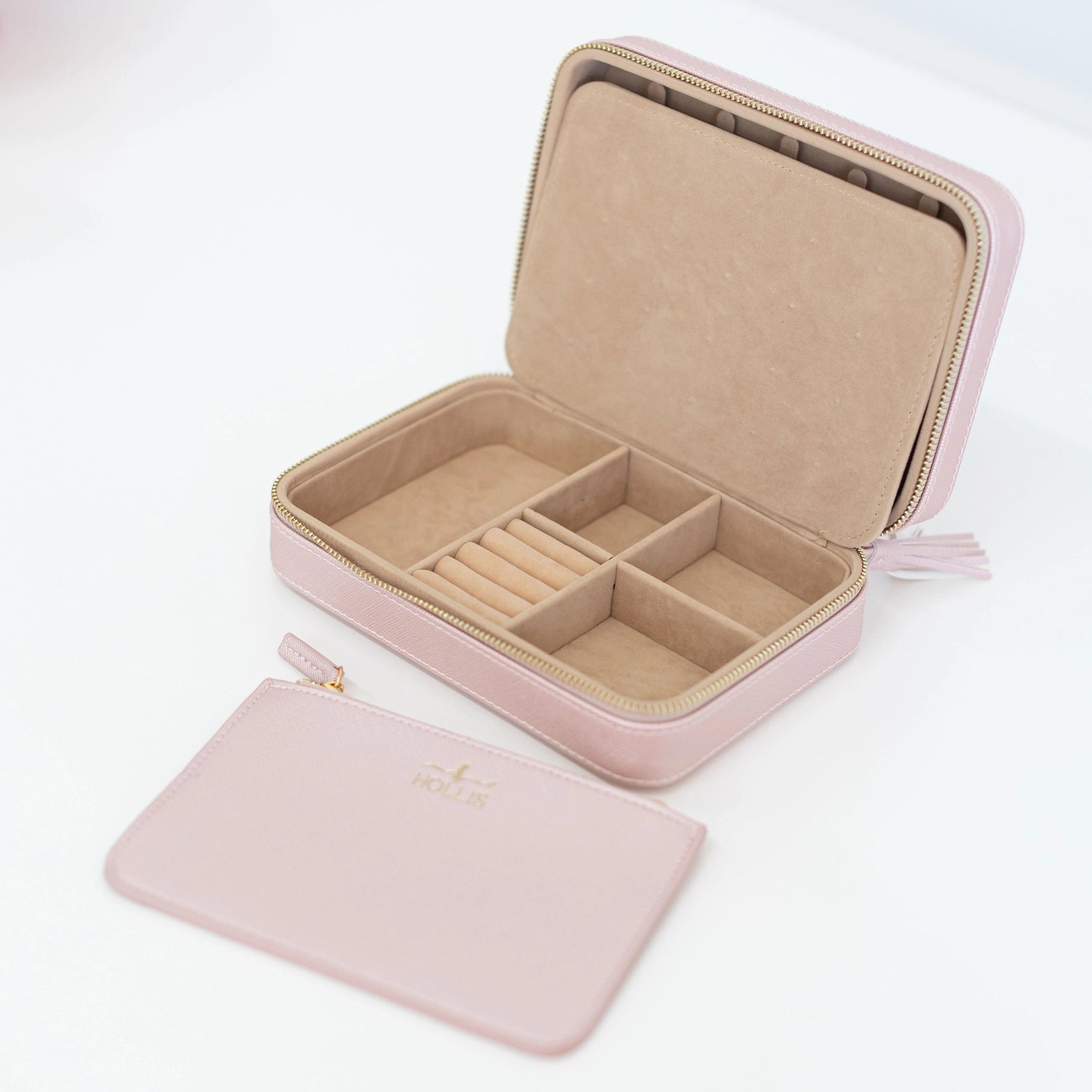 Hollis Jewelry Organizer Blush