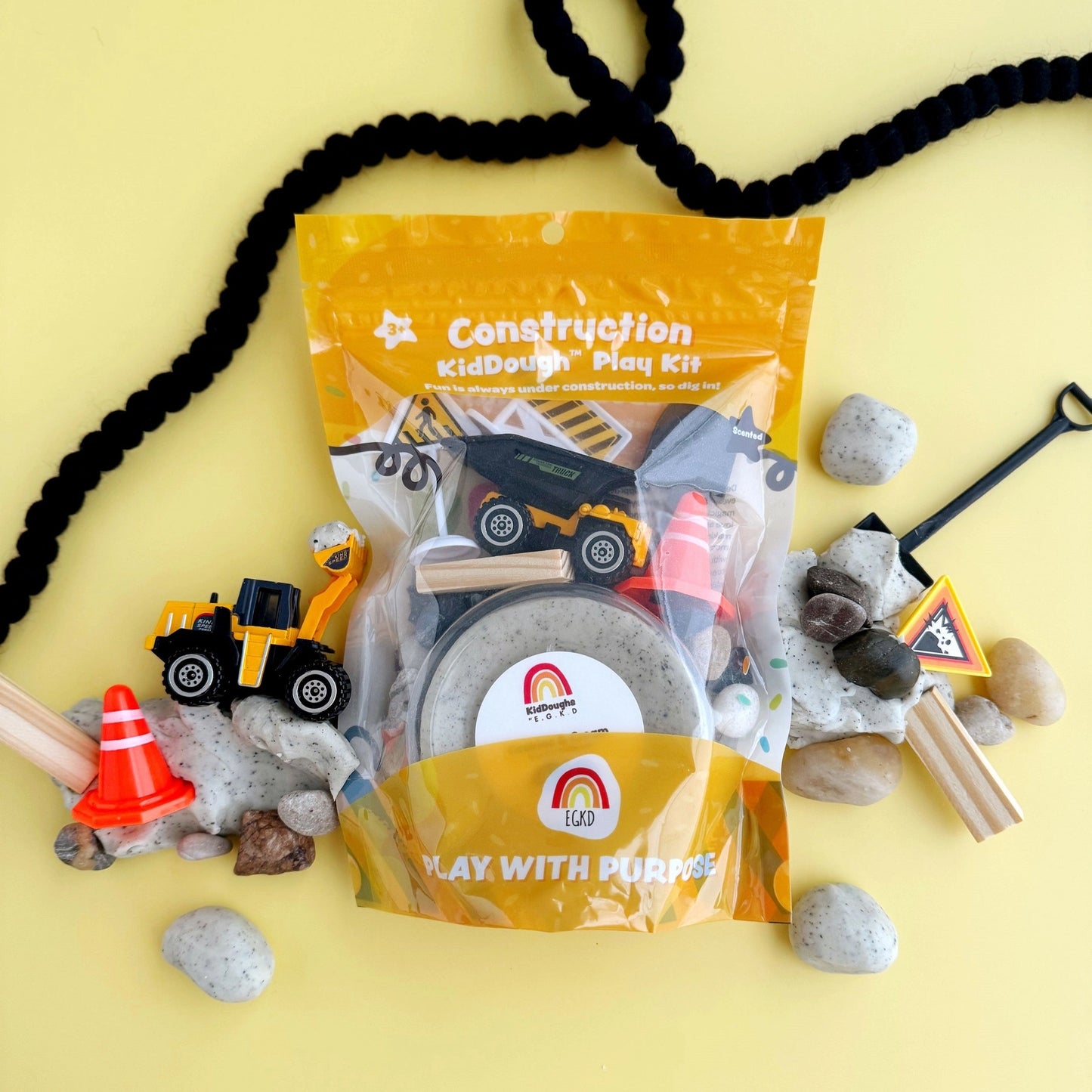 Construction Dough Play Set
