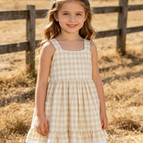 Rylee Faith Girls Plaid Dress