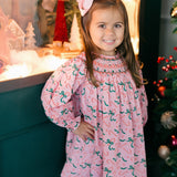 Poppy Kids Girls Candy Cane Ribbons Dress
