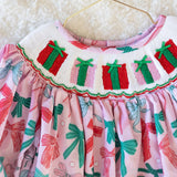Poppy Kids Girls Festive Bows Dress