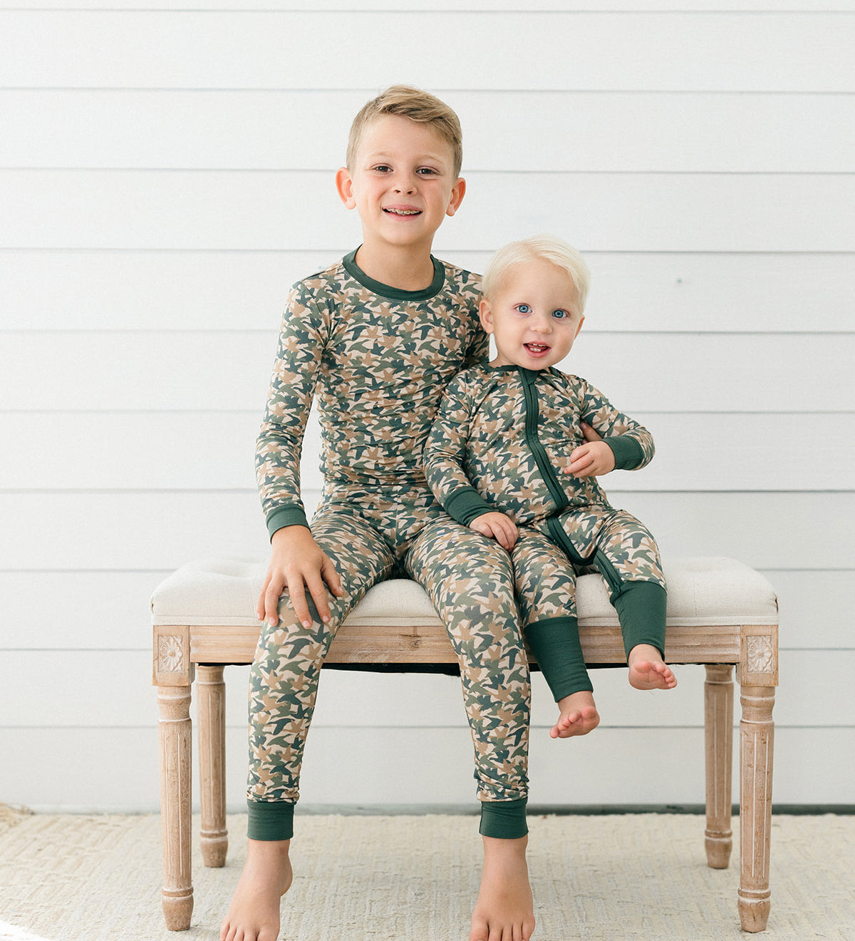 Poppy Kids Boys Camo Duck Onesie