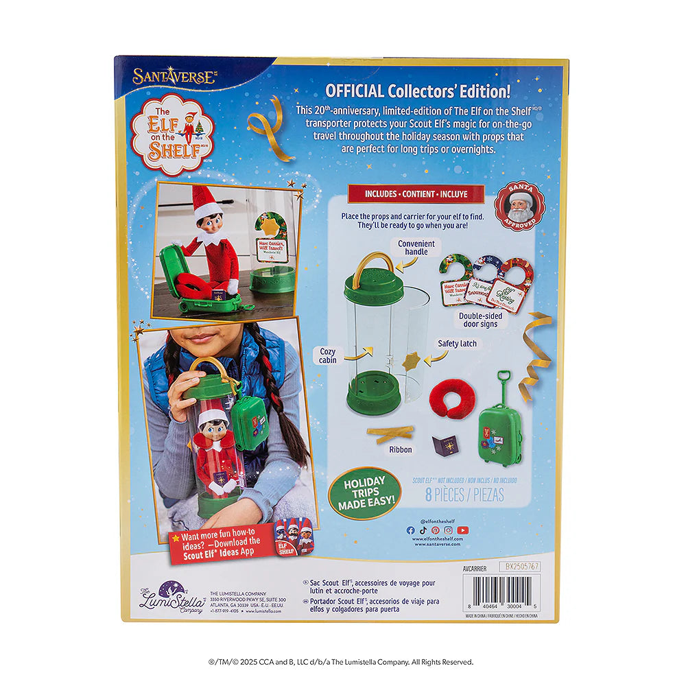 Scout Elf® On The Shelf Carrier, Ltd. 20th Anniversary Ed. Kit Toy