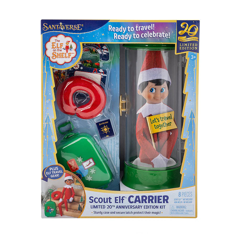 Scout Elf® On The Shelf Carrier, Ltd. 20th Anniversary Ed. Kit Toy