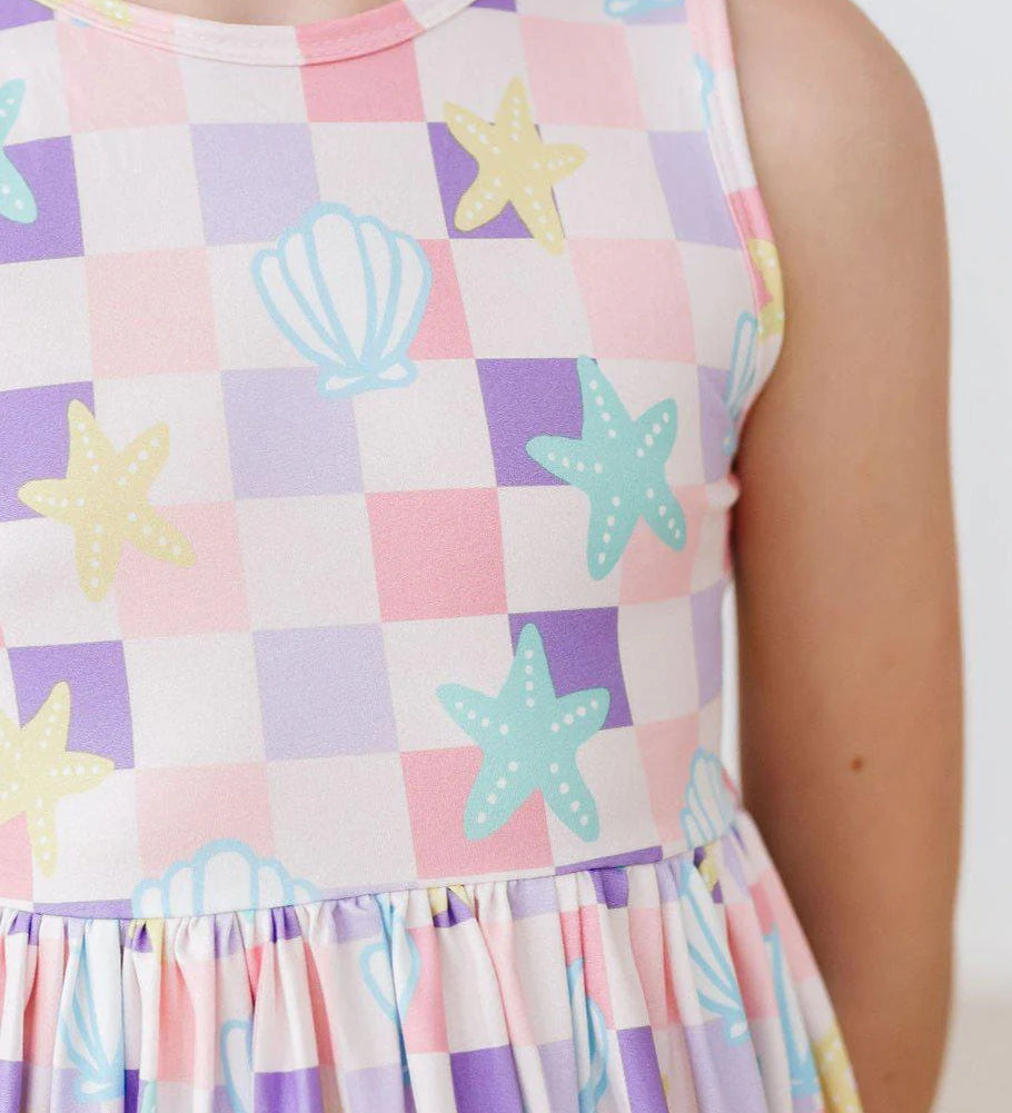 Mila & Rose Beach Days Tank Twirl Girls Dress