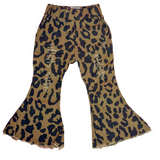Cheetah Print Girls Bell Bottoms