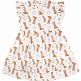 Hollis baker Girls Pink Boots Dress