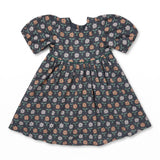 Hollis Baker Girls Navy Block Floral Dress