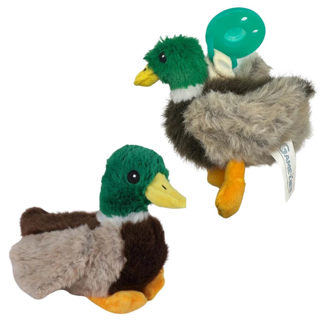 Mallard Duck Pacifier Toy & Clip