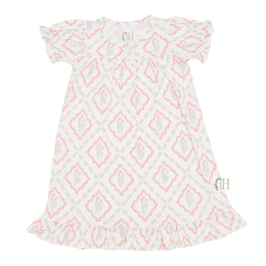 Hamner Hill Petite Paloma Floral Girls Bamboo Nightgown