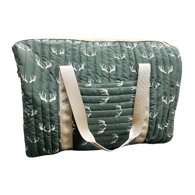 Hamner Hill Antlers Quilted Duffle Bag