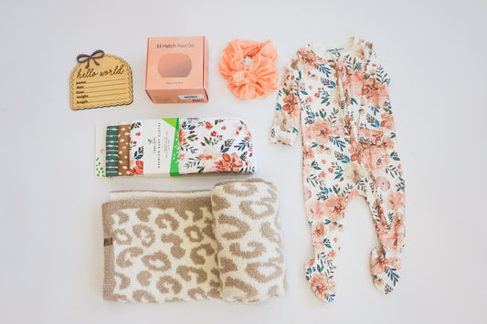 Autumn Floral Girls Newborn Gift Box