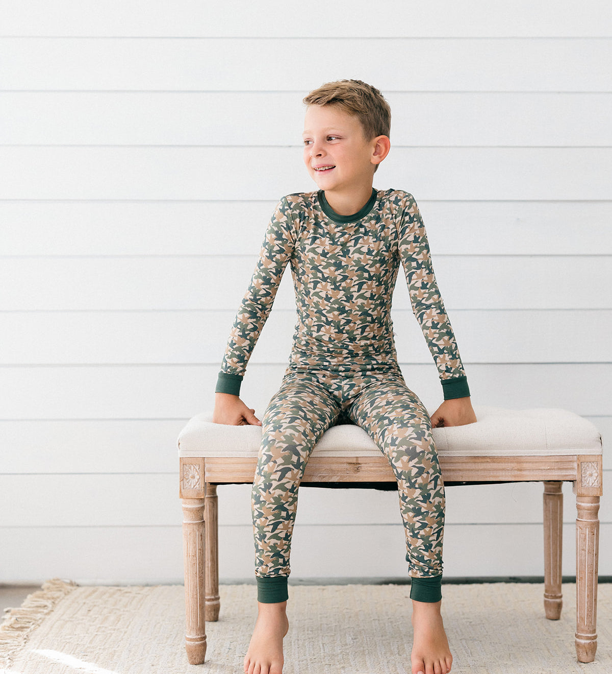 Poppy Kids Boys Camo Duck Two Piece Set