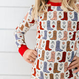 Poppy Kids Girls Boots And Blooms Two Piece Set