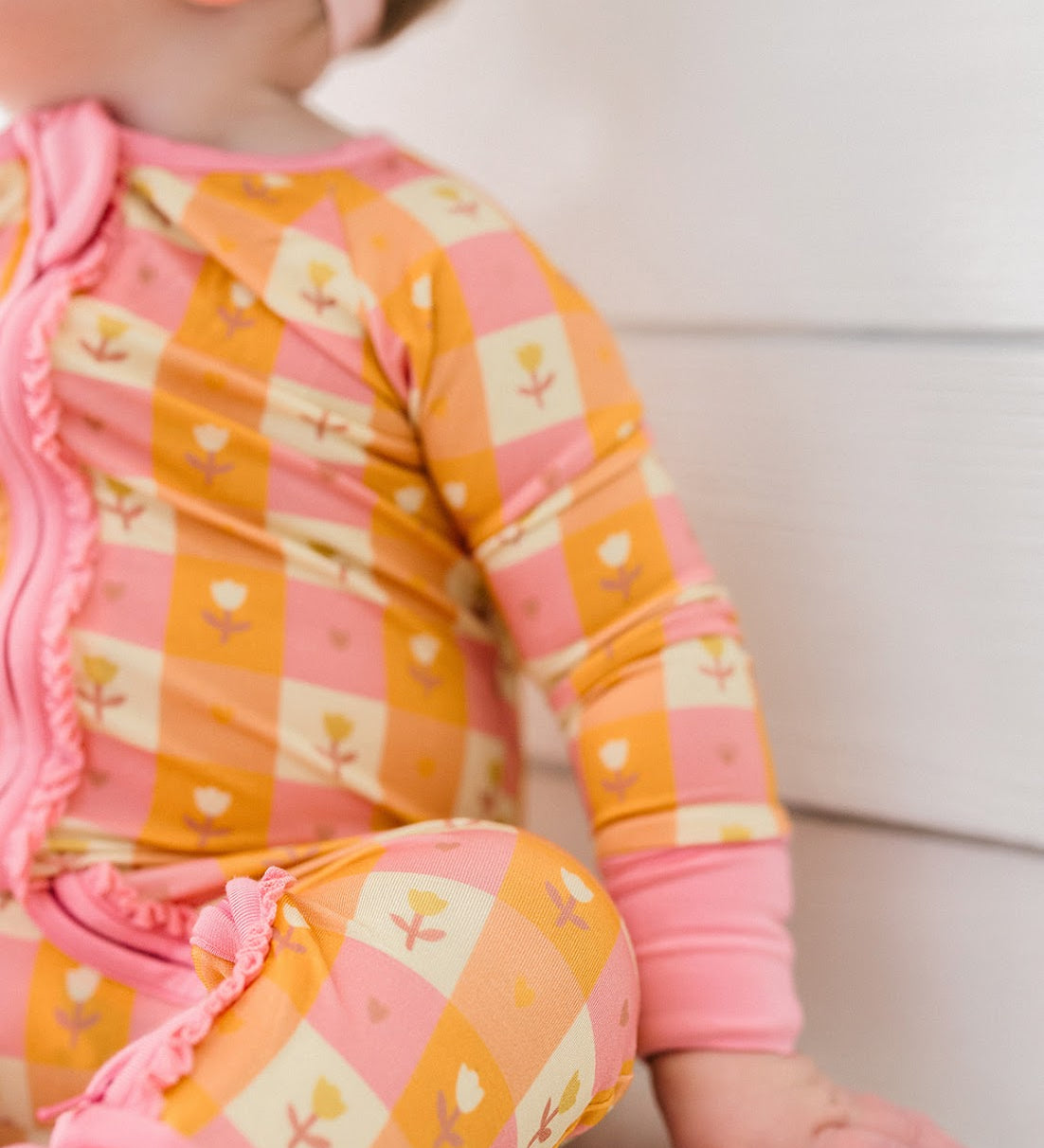 Poppy Kids Girls Autumn Blossom Onesie