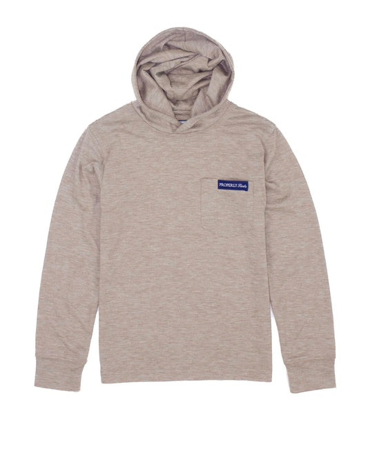 Properly Tied Boys Portland Hoodie Sand