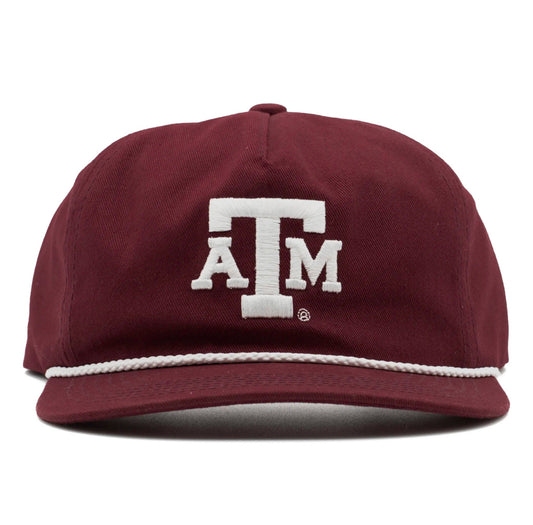 Texas A&M Maroon YOUTH Rope Hat Cap