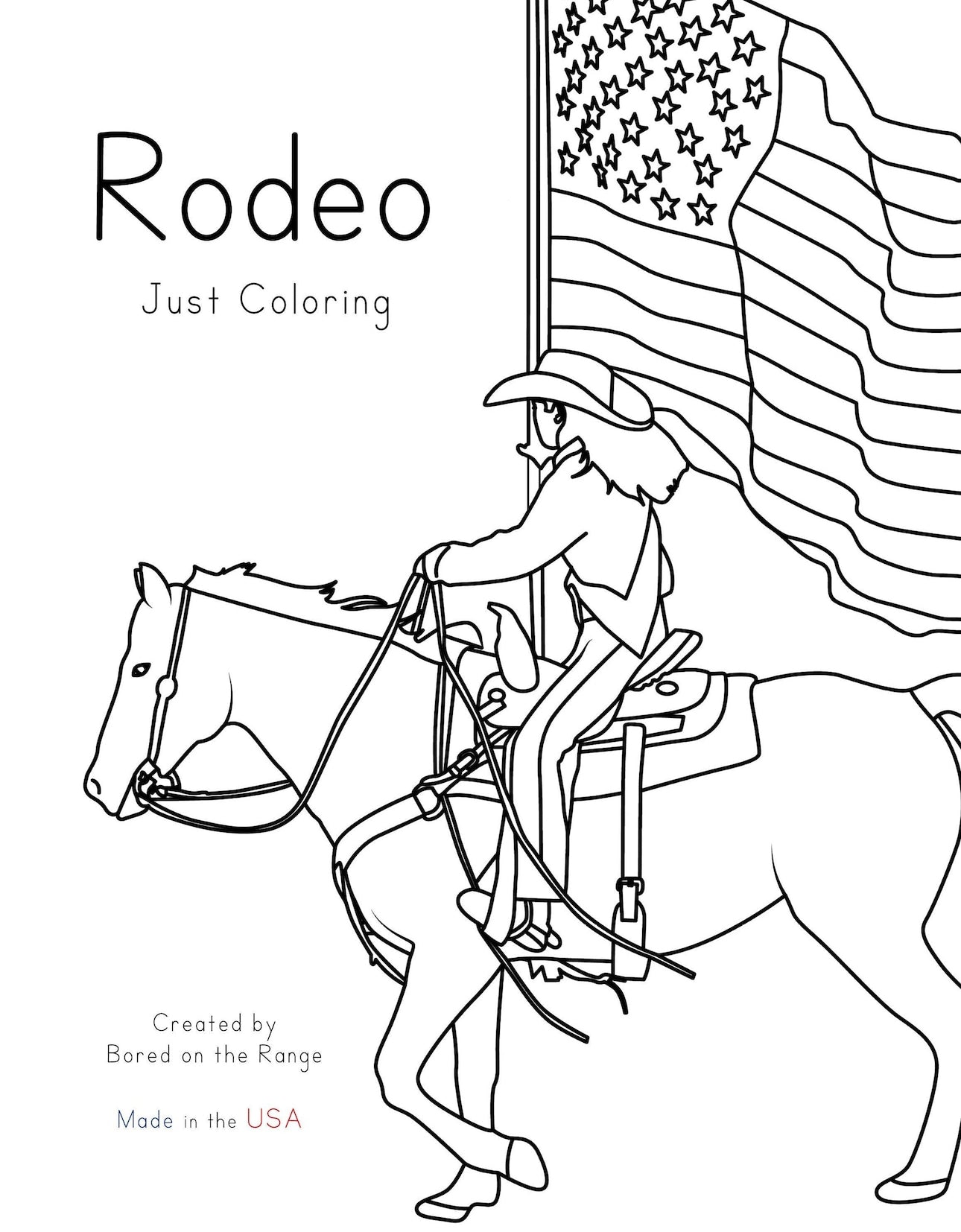 Rodeo Coloring Book