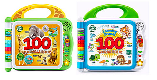 100 Animal & Words Book- Toy